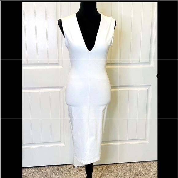 Lovely Day Dresses & Skirts - Sexy Stunning Fitted Plunging Neckline Dress